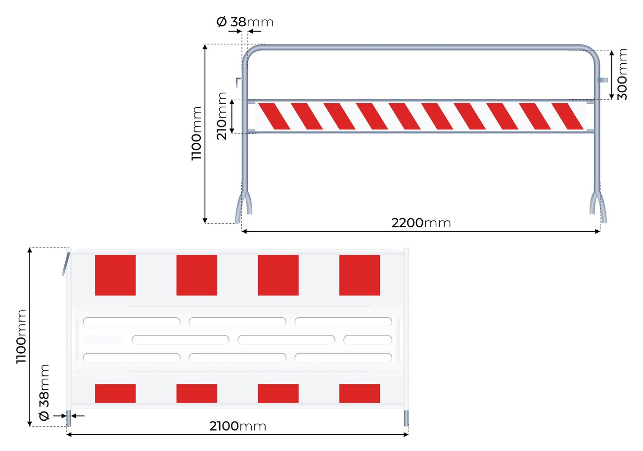 Traffic / road barriers.